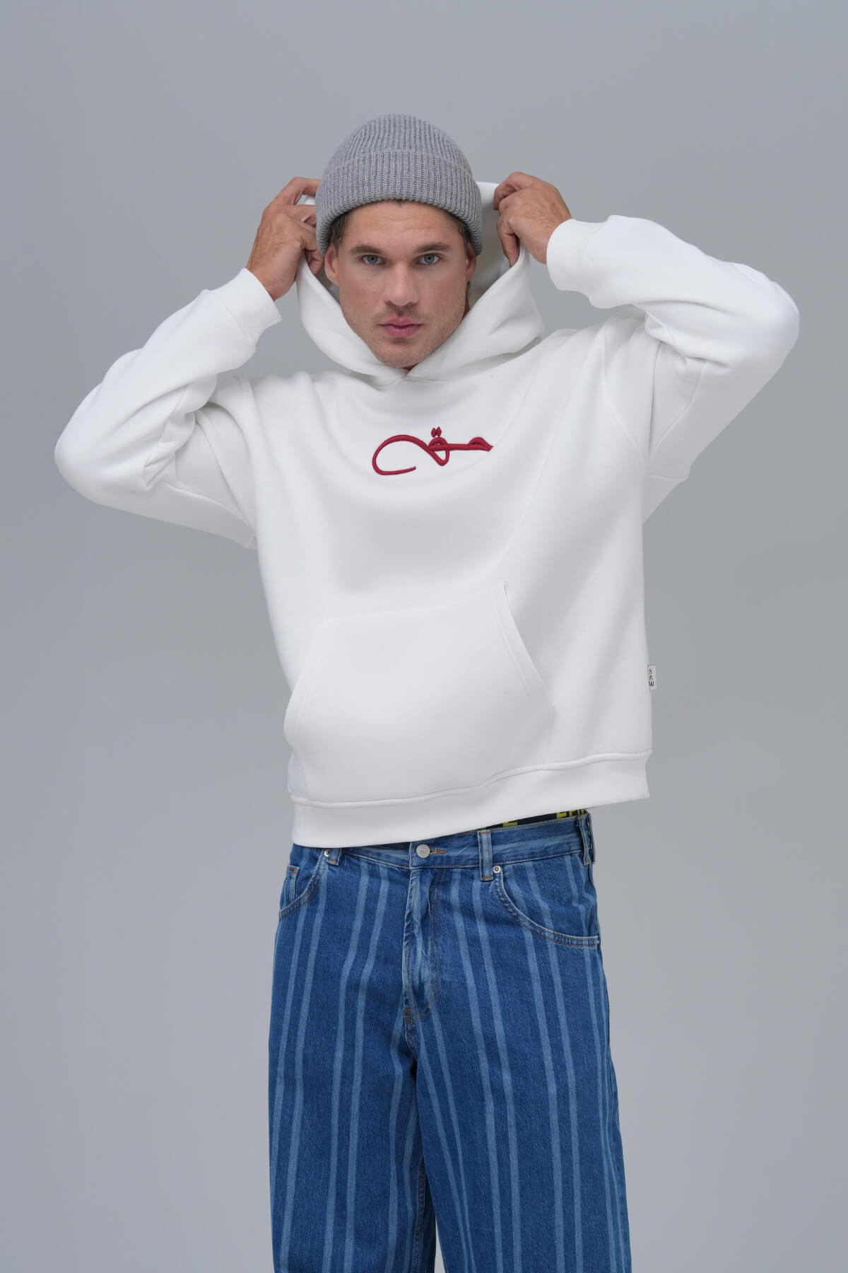  THE RIGHT PATH  HOODIE - WHITE