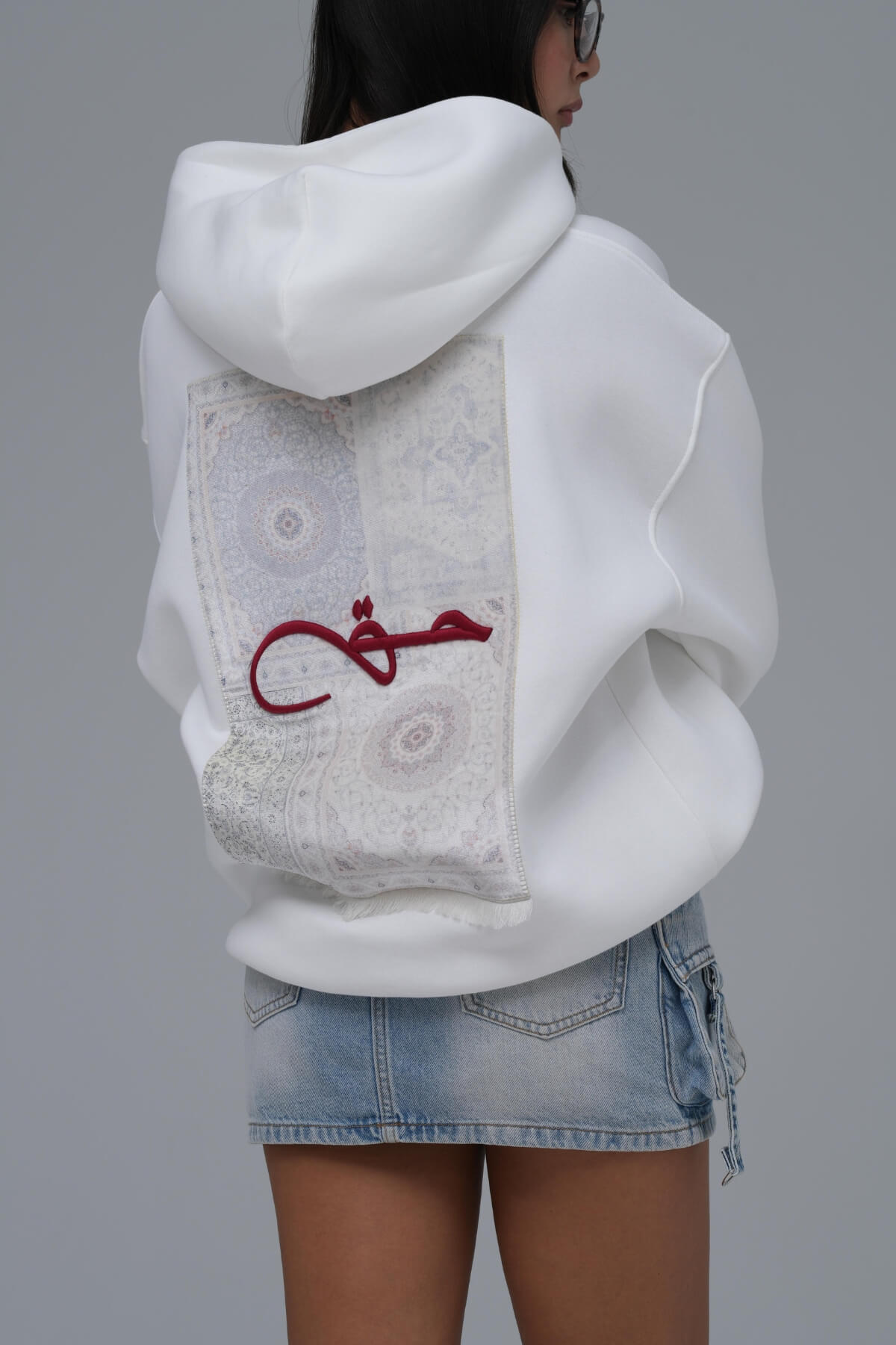  THE RIGHT PATH  HOODIE - WHITE