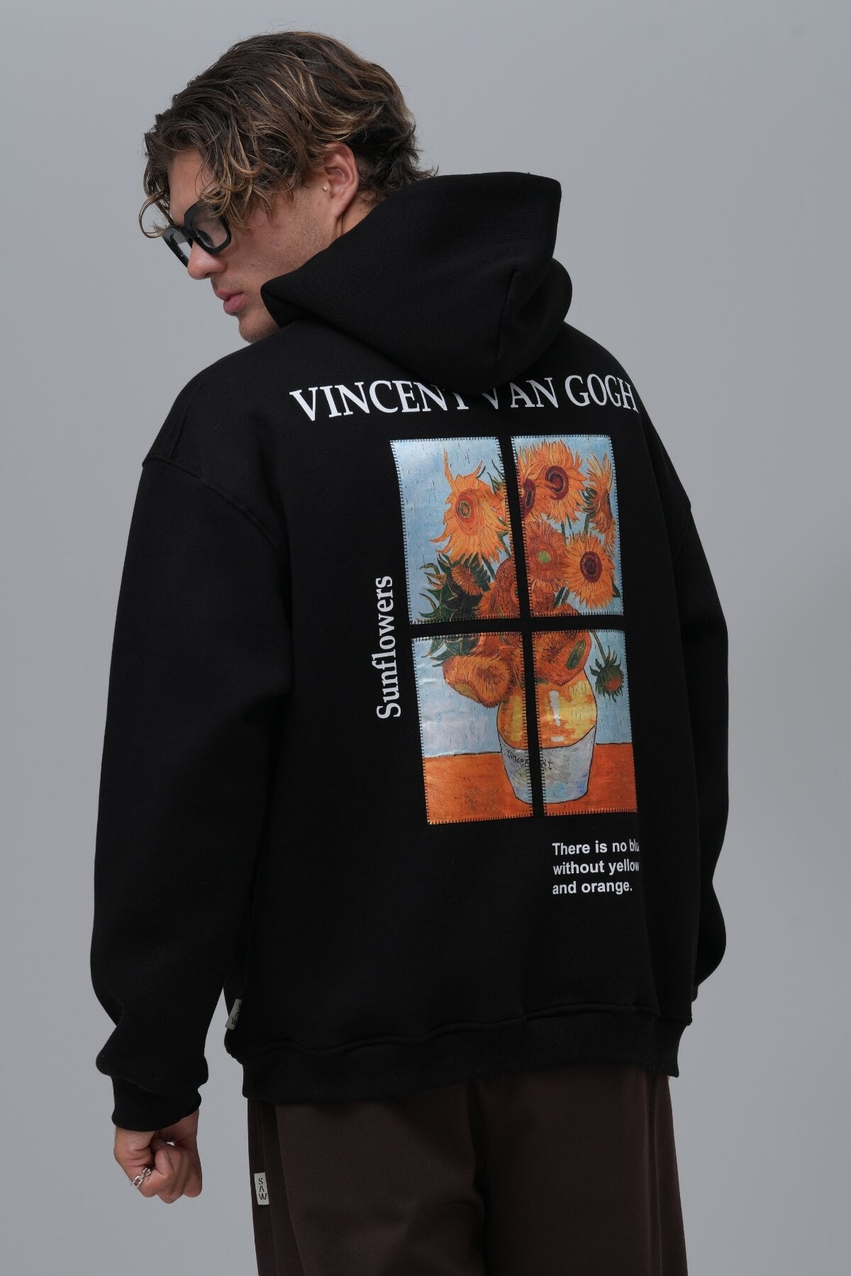 THE SUNFLOWERS HOODIE - BLACK