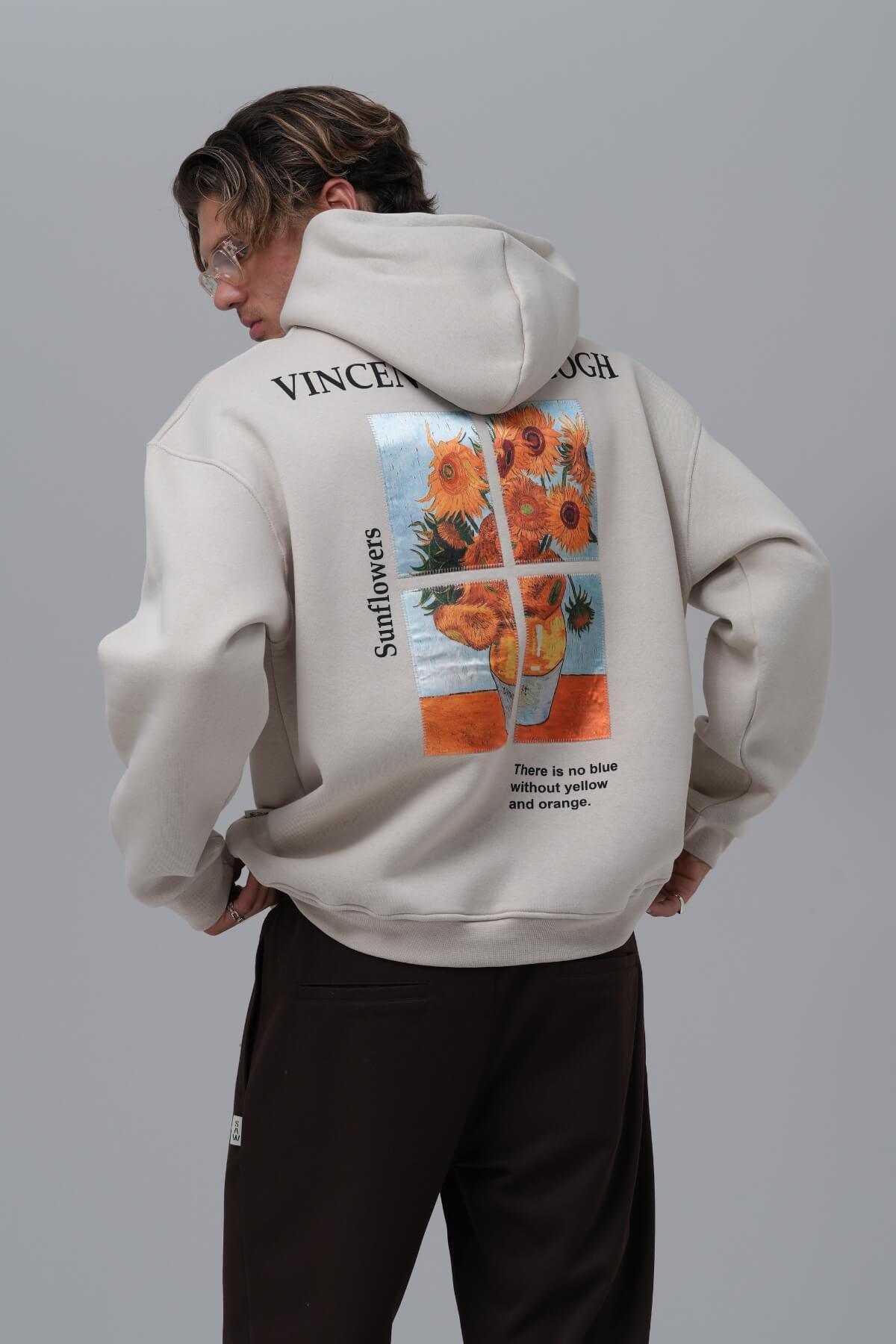 THE SUNFLOWERS HOODIE - OFF-WHITE