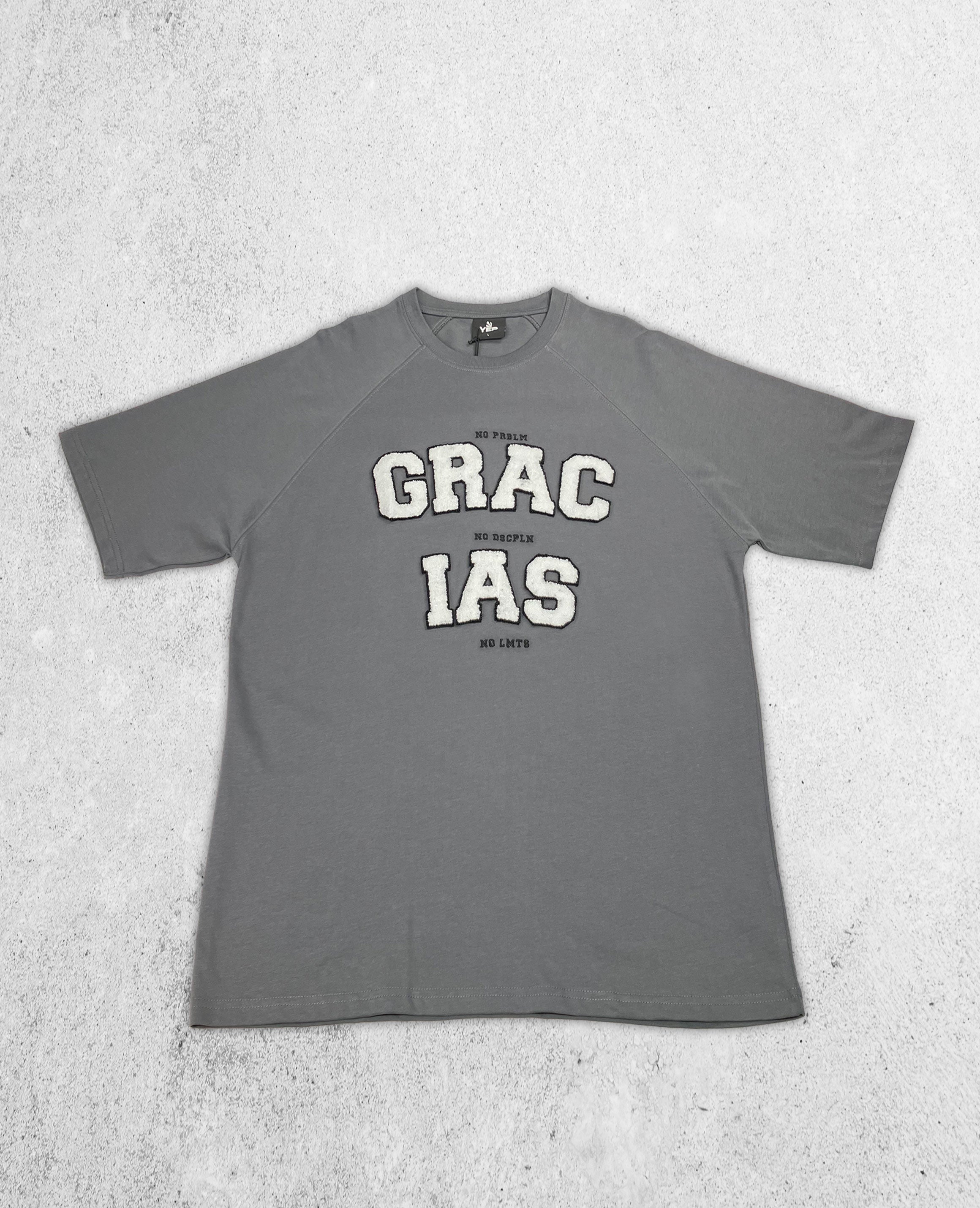 T-SHIRT - GRACIAS - GREY