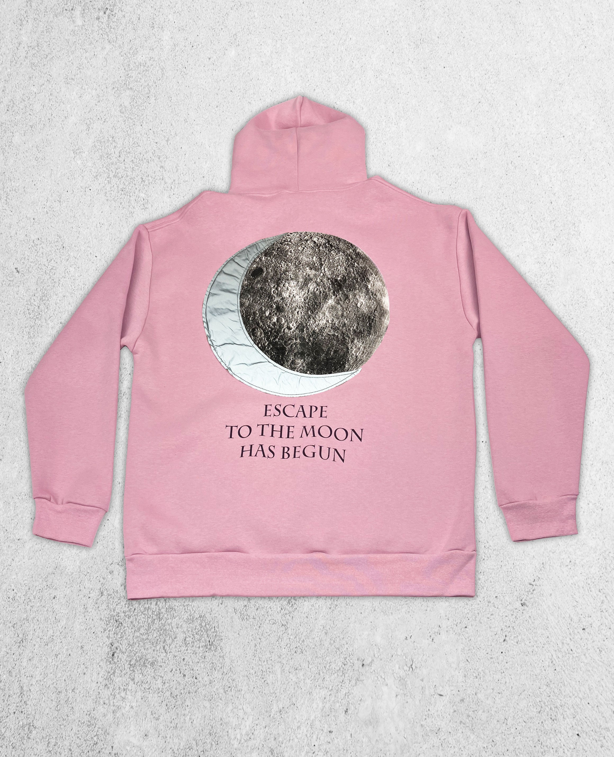 HOODIE - ESCAPE TO MOON - PINK