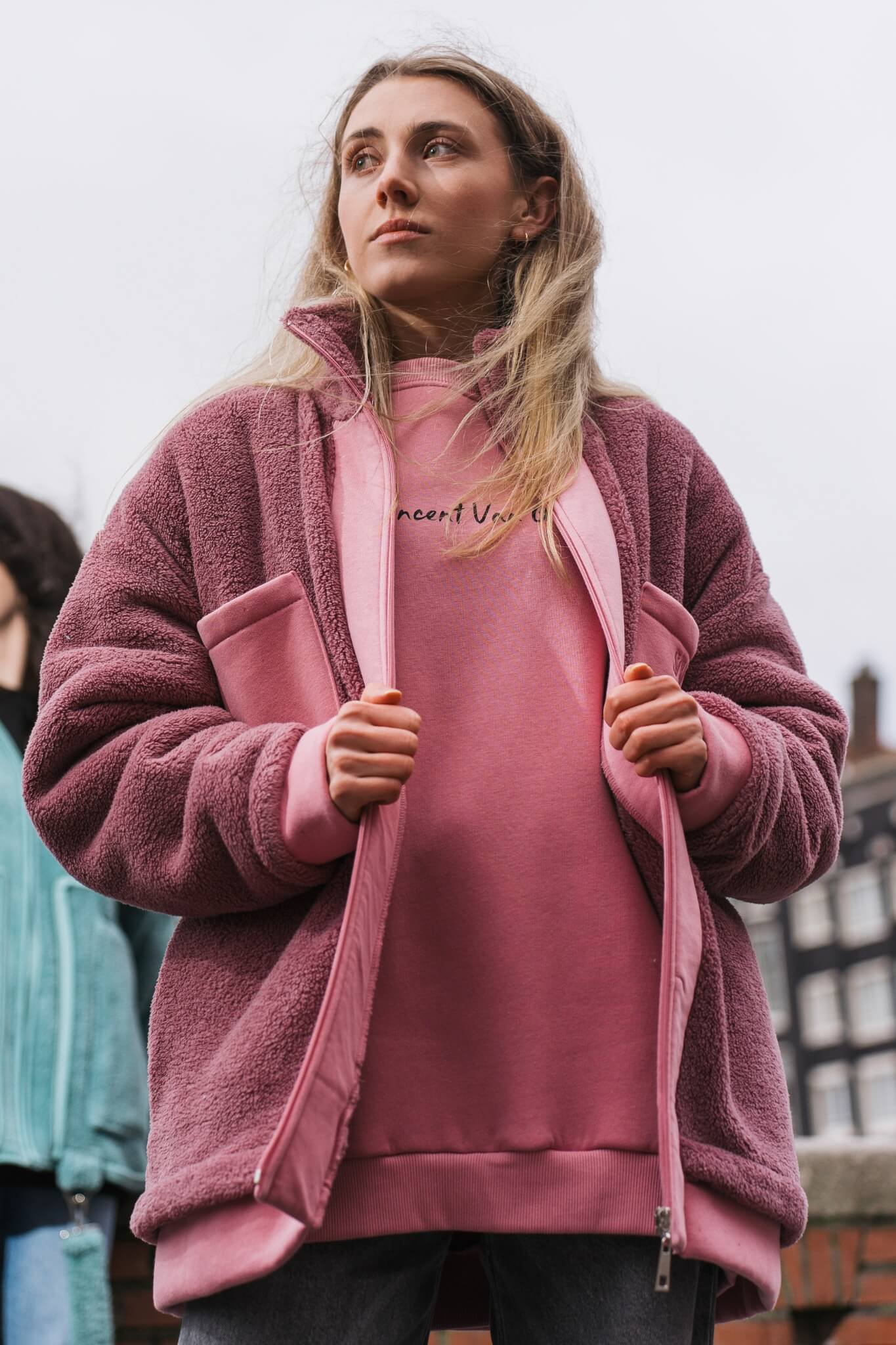 JACKET - THE MOON - PINK