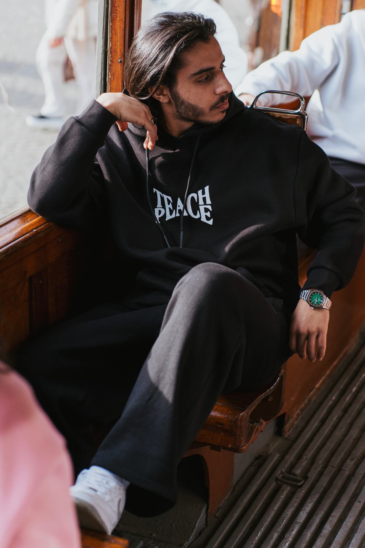 TEACH PEACE - BLACK